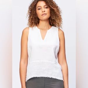 XCVI Wearables Linen & Cotton Tank